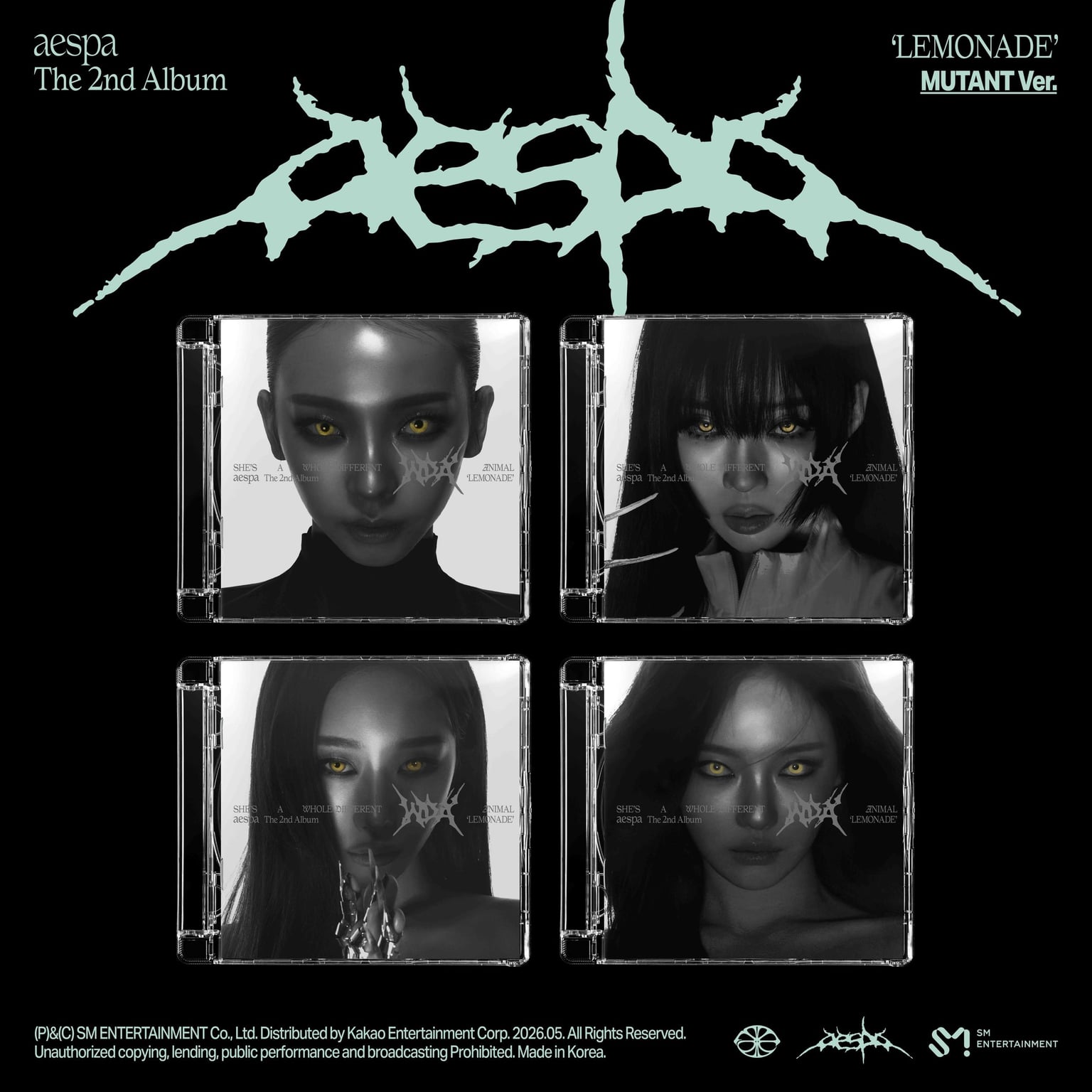aespa 정규 2집 [LEMONADE] (MUTANT Ver.) – bear_kpop