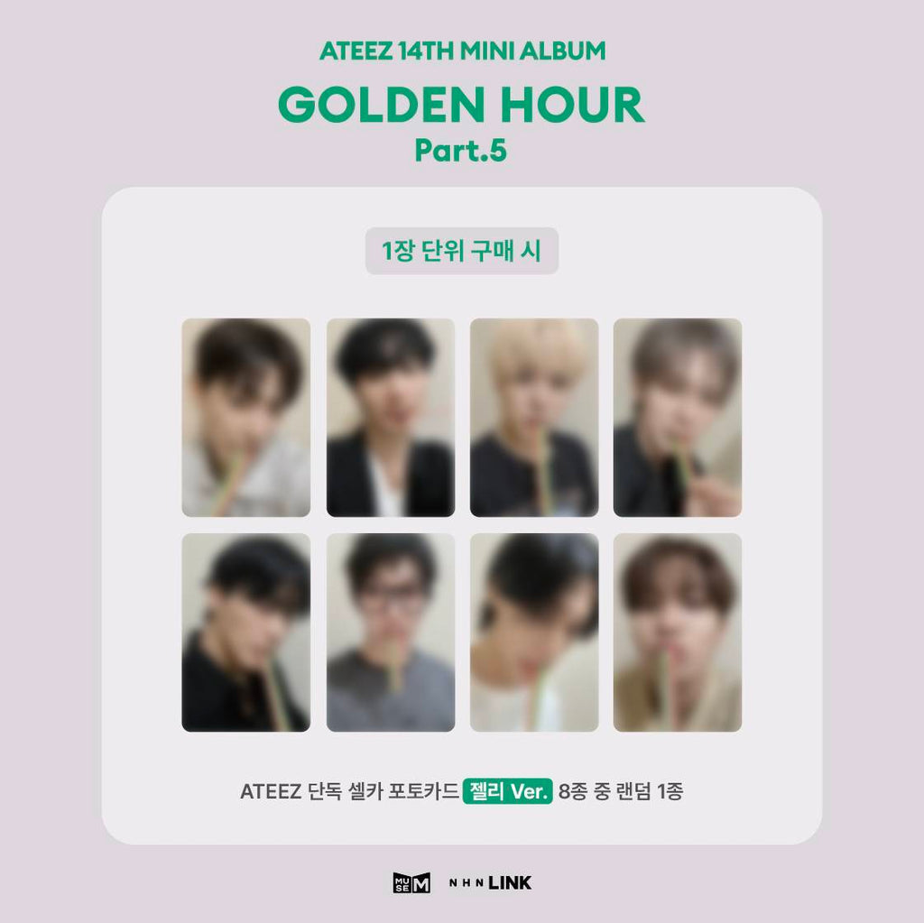 ATEEZ - 14TH MINI ALBUM [GOLDEN HOUR : Part.5] <BAD> TICKET LINK LUCKYDRAW