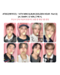 ATEEZ - 14TH MINI ALBUM [GOLDEN HOUR : Part.5] <BAD> WHOSFAN LUCKYDRAW ROUND2