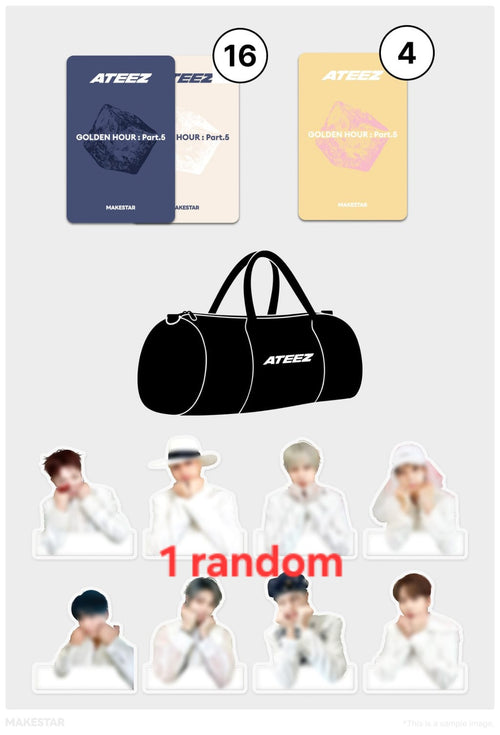 ATEEZ(에이티즈) 14TH MINI ALBUM [GOLDEN HOUR : Part.5] (CDP VER.) MAKESTAR LUCKY DRAW EVENT