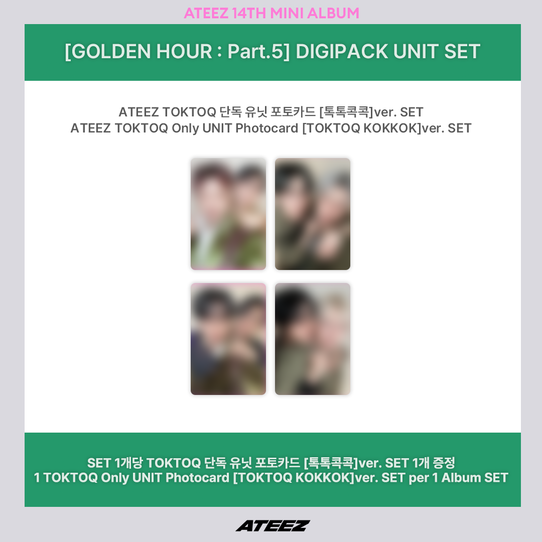 ATEEZ - 14TH MINI ALBUM [GOLDEN HOUR : Part.5] <BAD> POB