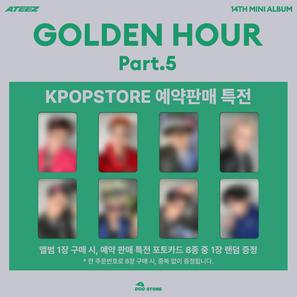 ATEEZ - 14TH MINI ALBUM [GOLDEN HOUR : Part.5] <BAD> POB