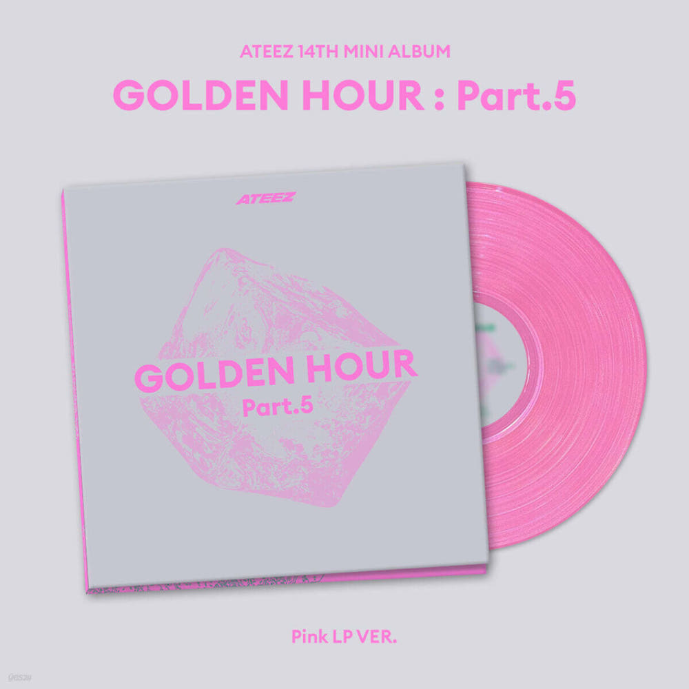 ATEEZ GOLDEN HOUR PART.5 PINK LP