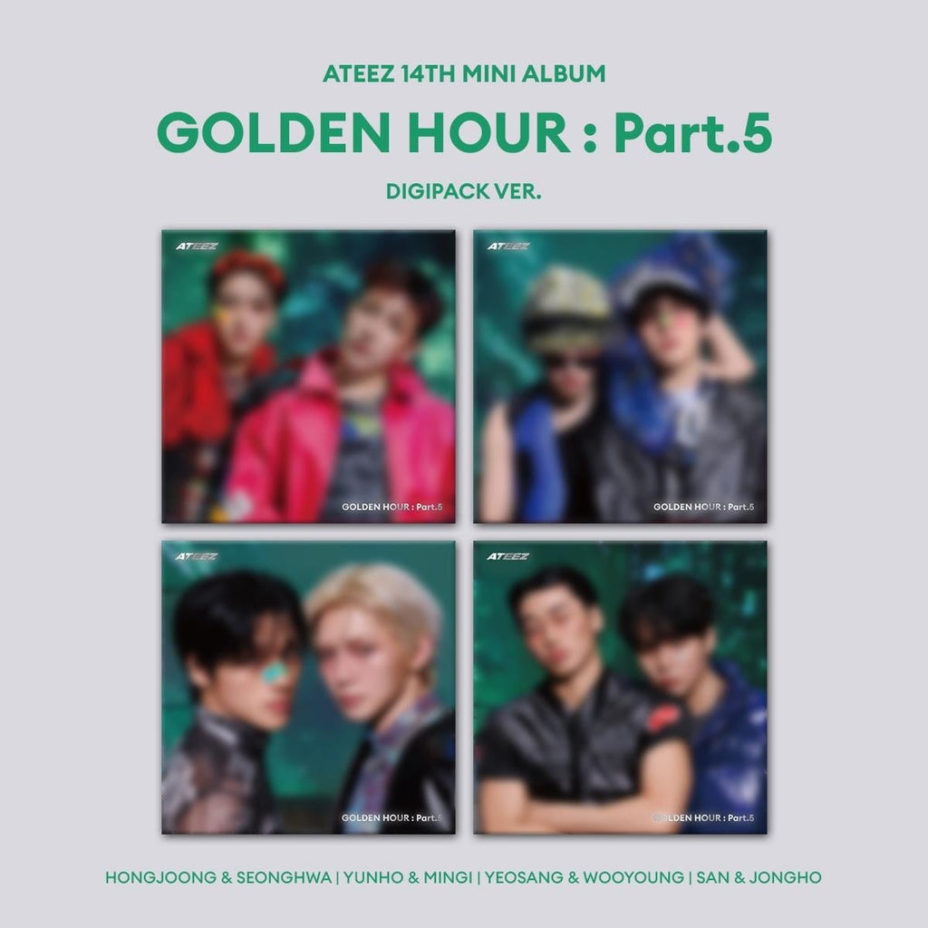 ATEEZ(에이티즈) 미니 14집 [GOLDEN HOUR : Part.5] (DIGIPACK UNIT VER.)