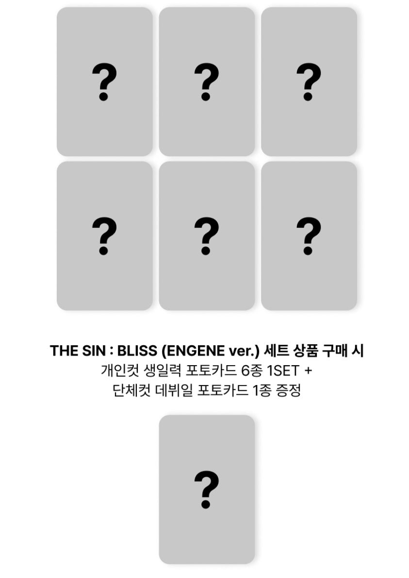 ENHYPEN ‘THE SIN : BLISS’ POB