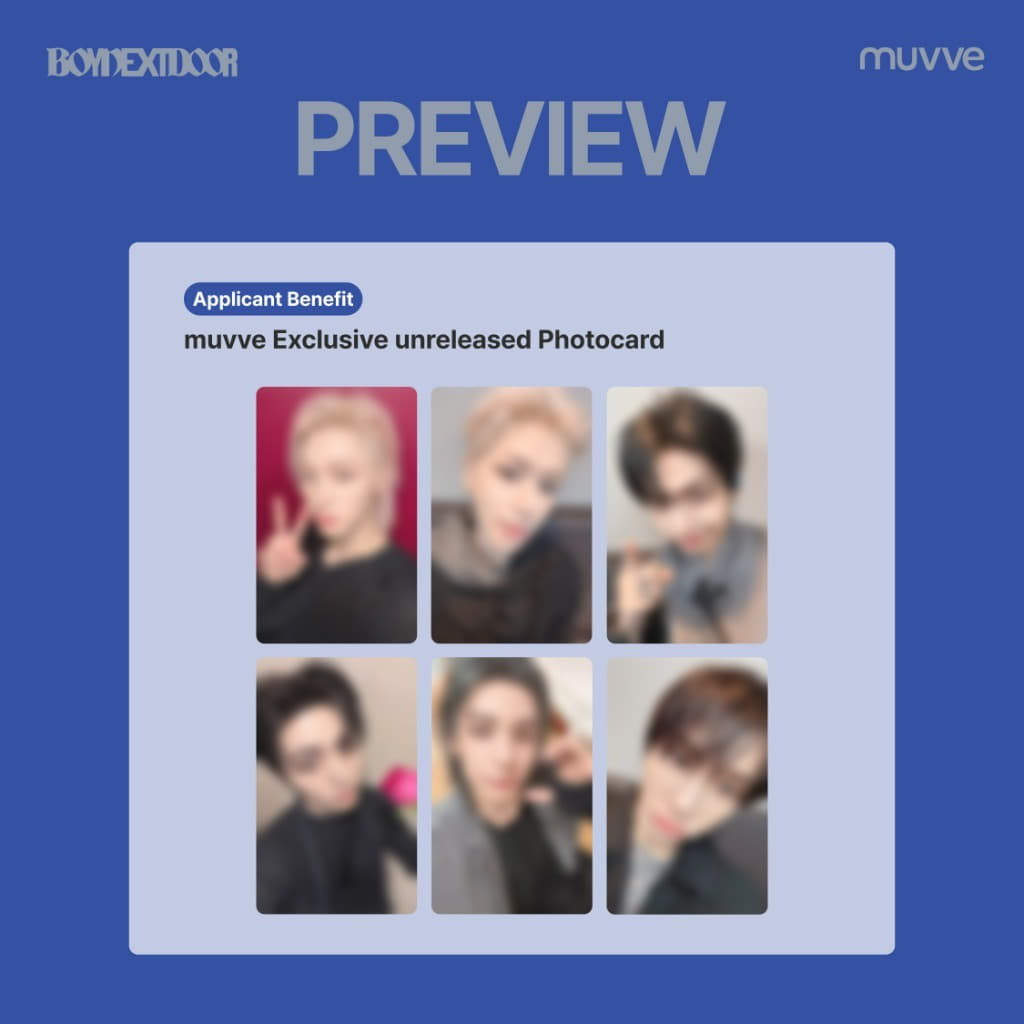 BOYNEXTDOOR [HOME] MUVVE LUCKYDRAW