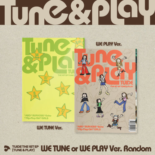 TUIDE(튜이드) - The 1st EP [TUNE & PLAY] 2종 중 랜덤 1종