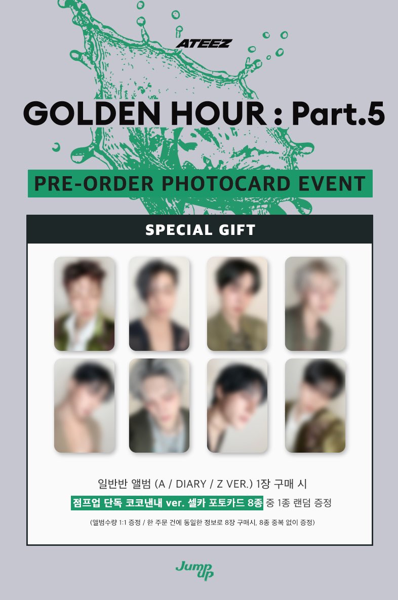 ATEEZ - 14TH MINI ALBUM [GOLDEN HOUR : Part.5] <BAD> POB