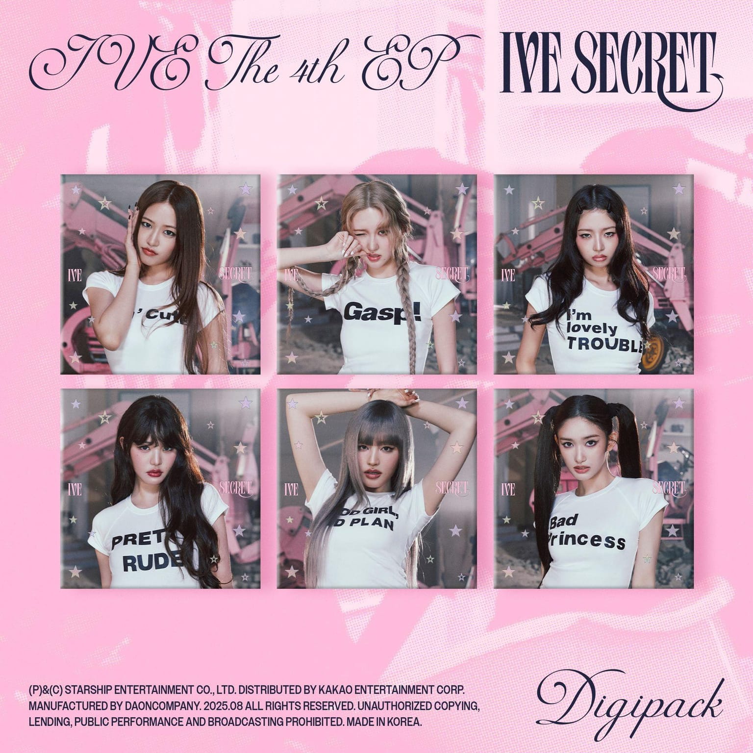 아이브 (IVE) - 미니앨범 4집 [IVE SECRET] (Digipack Ver.) (한정반)