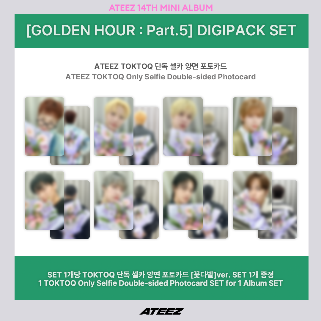 ATEEZ - 14TH MINI ALBUM [GOLDEN HOUR : Part.5] <BAD> POB