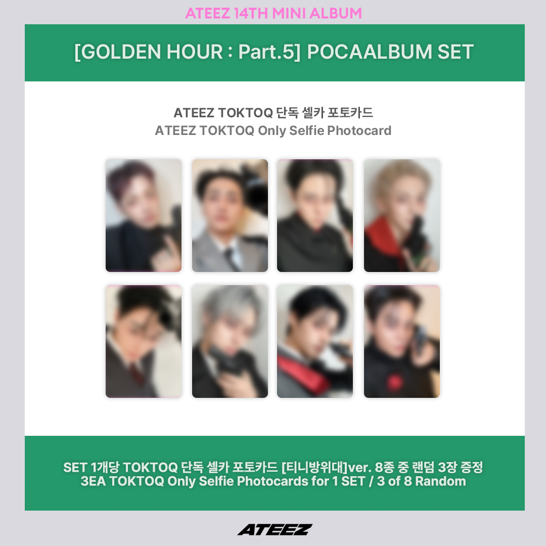 ATEEZ - 14TH MINI ALBUM [GOLDEN HOUR : Part.5] <BAD> POB