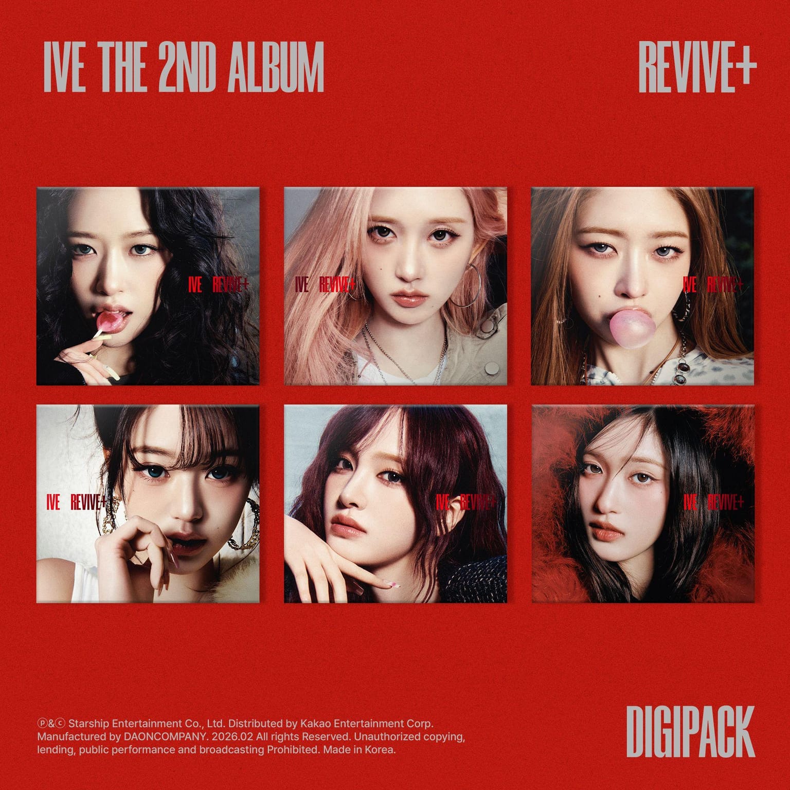 아이브 (IVE) - 정규앨범 2집 [REVIVE+] (Digipack Ver.) (한정반)