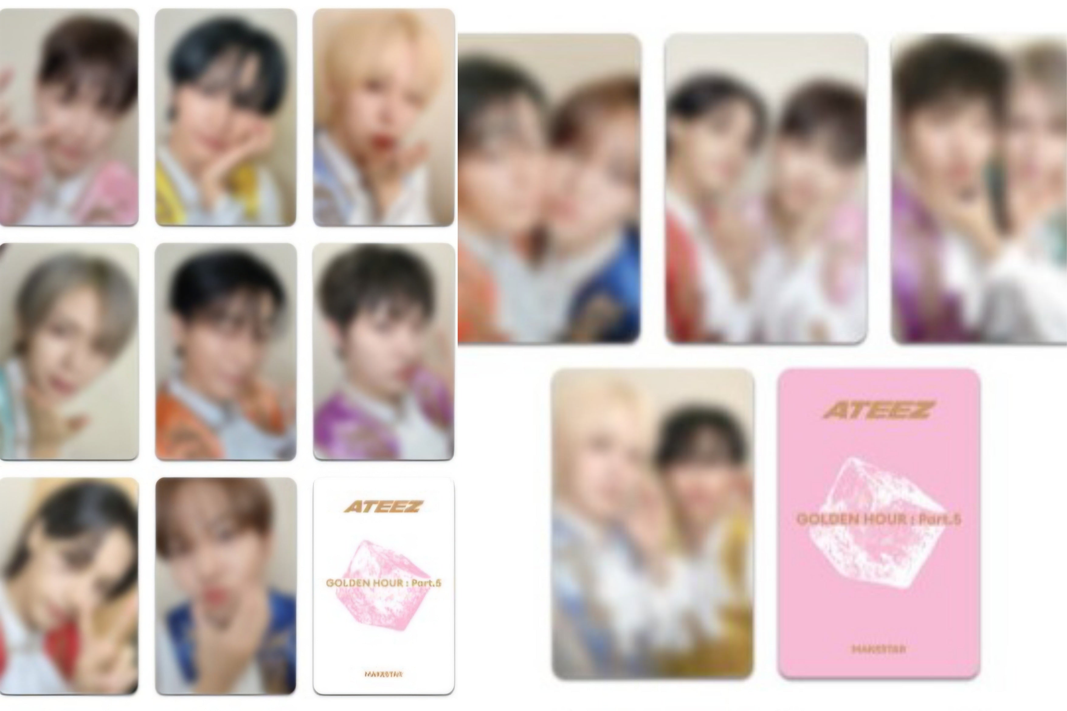 ATEEZ - 14TH MINI ALBUM [GOLDEN HOUR : Part.5] <BAD> MAKESTAR LUCKYDRAW ROUND2