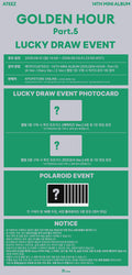 ATEEZ - 14TH MINI ALBUM [GOLDEN HOUR : Part.5] <BAD> KPOPSTORE LUCKYDRAW