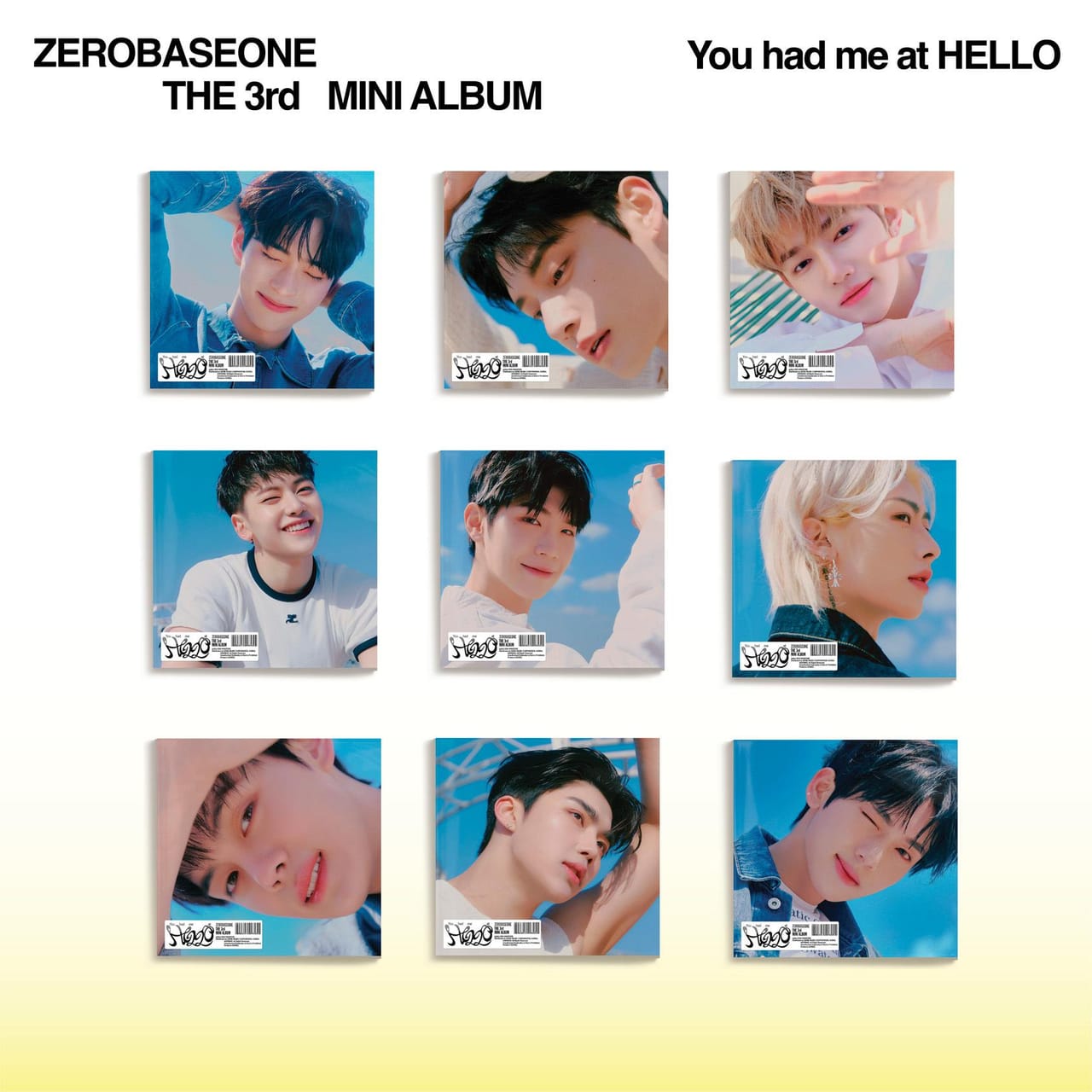 ZEROBASEONE 미니 3집 [You had me at HELLO] (DIGIPACK ver.)