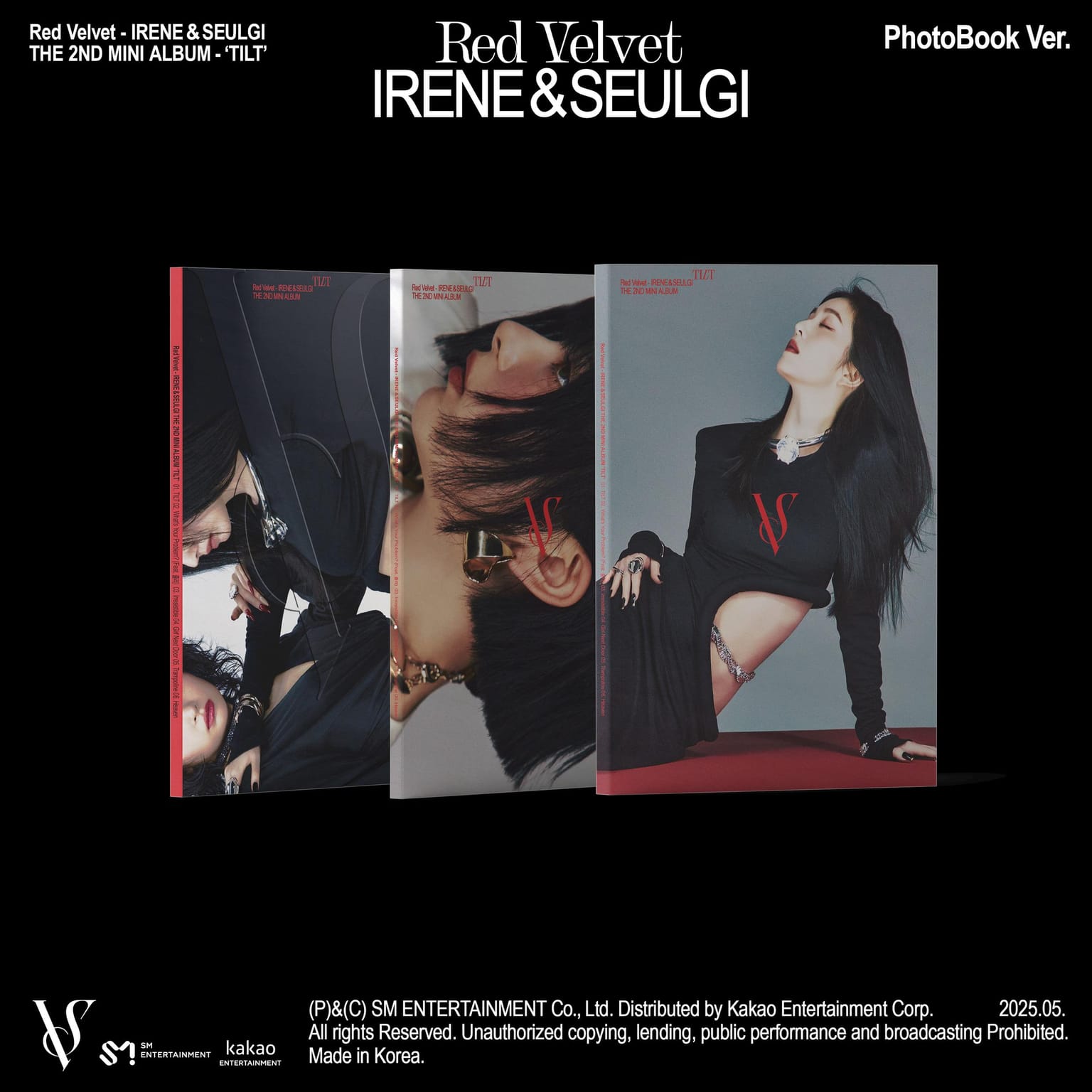 레드벨벳 - 아이린 & 슬기 (Red Velvet - IRENE & SEULGI) - 미니앨범 2집 [TILT] (Photo Book Ver.)