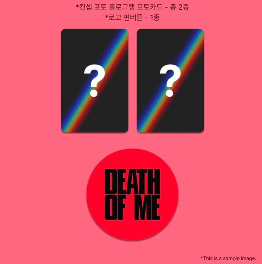 EVAN 1st Mini Album 'DEATH OF ME' POB